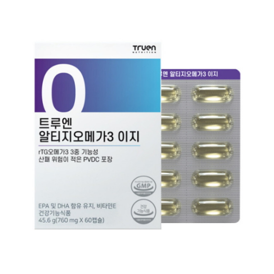 트루엔뉴트리션 트루엔 알티지 오메가3 이지 60캡슐