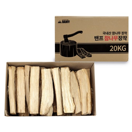 밴프 참나무 장작 20kg (1개)_이미지