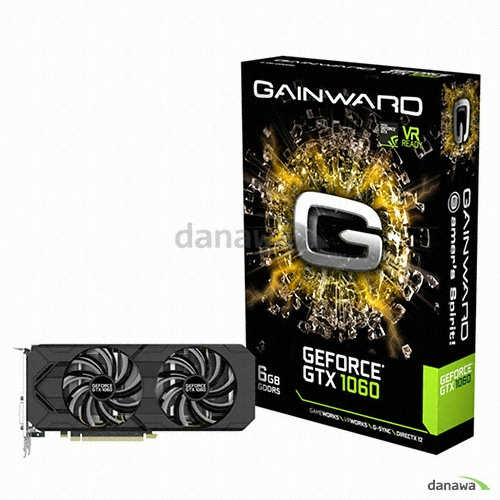 GAINWARD 지포스 GTX1060 게이머 스피릿 D5 6GB 디앤디컴