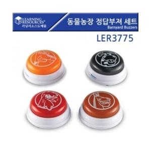 러닝리소스 LER3775 동물농장 정답 부져 세트 Barnyard Buzzers