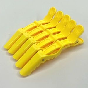 제이큐 핀셋 집게핀 PARABU-2657-악어 옐로우 5P X 4매입