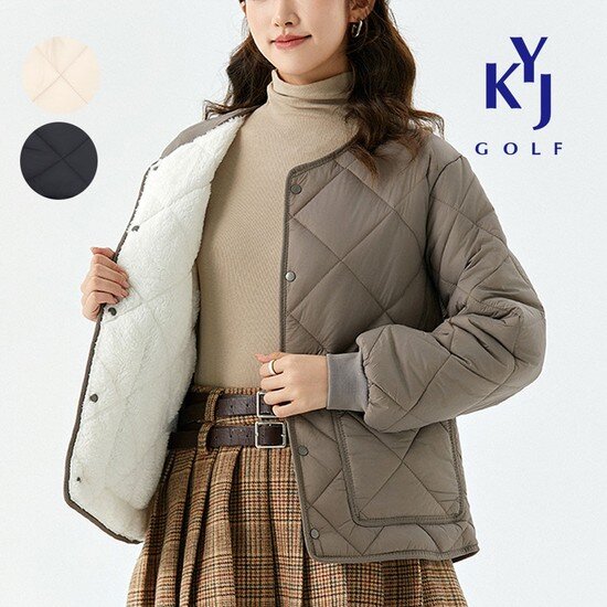 김영주골프 밍크퍼 라운드 여성 패딩 점퍼 KOWLJP31이미지입니다. 누르면 해당 게시물로 새창이동합니다.