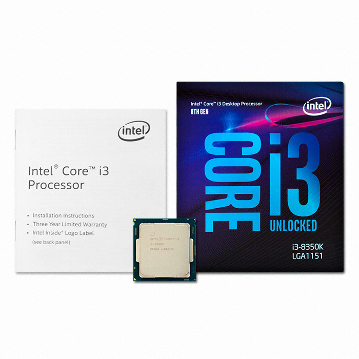 ���� �ھ�i3-8���� 8350K (Ŀ�Ƿ���ũ)