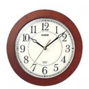 카시오 무소음 아날로그 벽시계 IQ-126-5DF_이미지