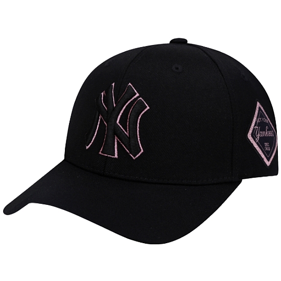 MLB 다이아몬드 스트럭쳐 볼캡 32CP85111 (50L, 블랙)_이미지