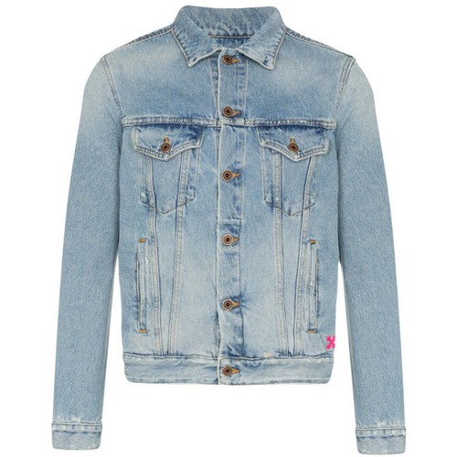 오프화이트 푸시아 블리치 슬림핏 자켓 OMYE005E193860457128_이미지