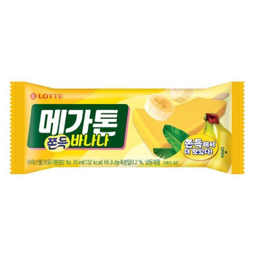 롯데제과 메가톤 쫀득바나나 70ml (1개)