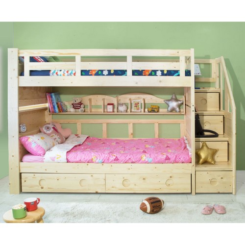 에보니아 미키 분리형 2층침대 SS (메모리폼)_이미지