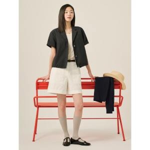 빈폴 레이디스 화섬 스트레치 쇼트 팬츠 아이보리 BF5425C110