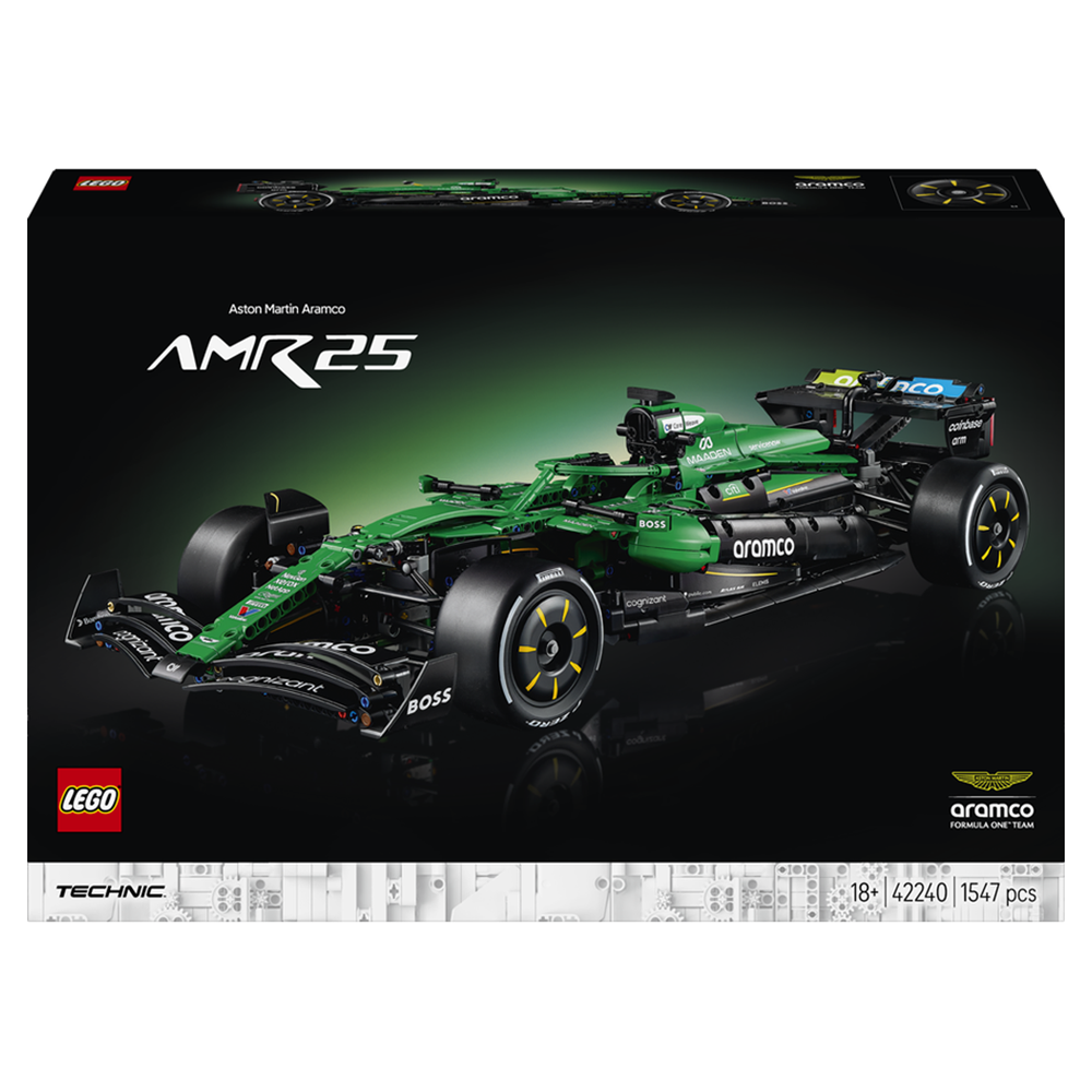 레고 Aston Martin Aramco AMR25 F1® 레이스카 (42240) (일반구매)_이미지