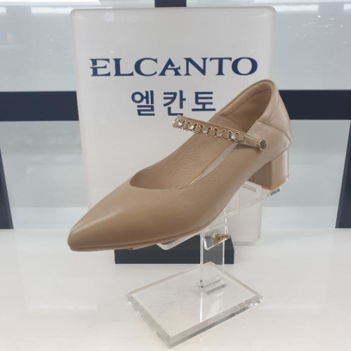 엘칸토 HC11 양가죽 여성화 4CM 메리제인 펌프스 N5G0U3B39