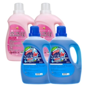 크로바케미칼 크로바 엑티브겔 3L + 포그니 섬유유연제 3L (2개)_이미지