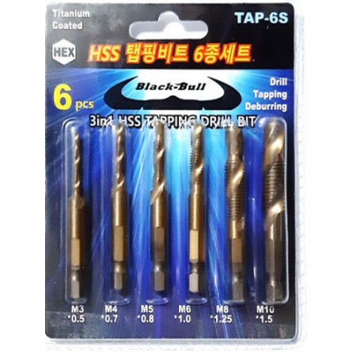 탭핑비트 6종세트