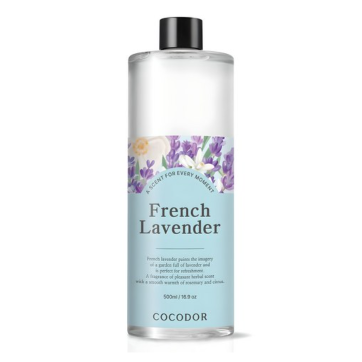 코코도르 디퓨저 리필 프렌치라벤더 500ml (4개)_이미지
