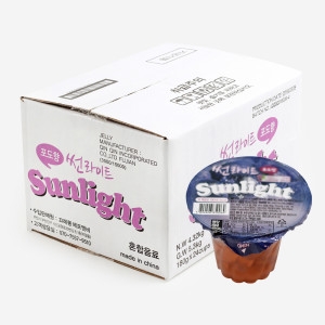 썬라이트 젤리 포도맛 180g x 24개입