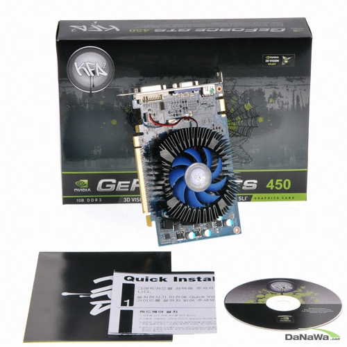 KFA�� ������ GTS450 GREEN D3 1GB