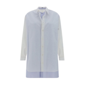 로에베 미디 원피스 S359Y09XD9 8794 WHITE BLUE_이미지