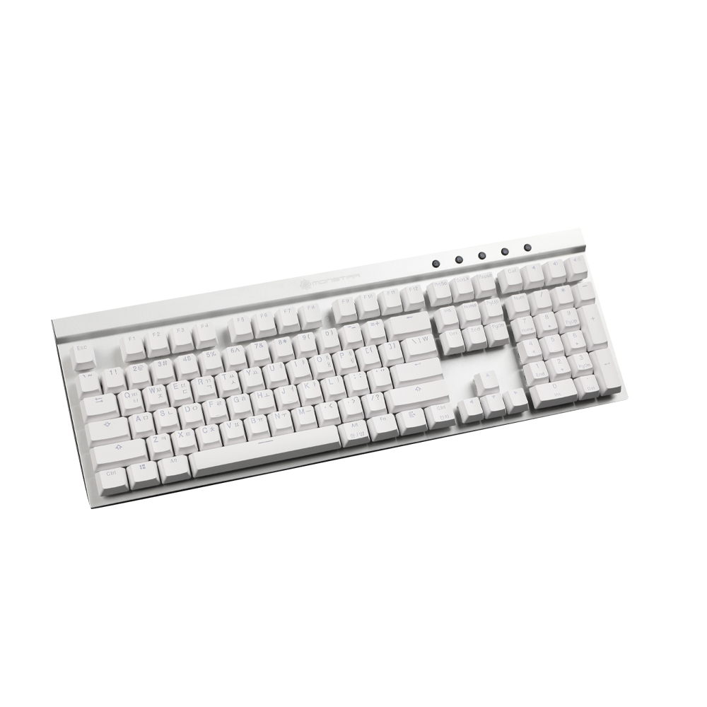 몬스타 몬스타기어 PBT 한영정각 108 키캡 (화이트)