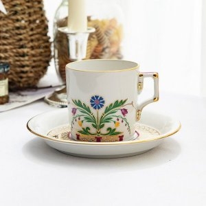 임페리얼포슬린 헤럴딕 모스코 메탈릭 커피 컵세트 150ml_이미지