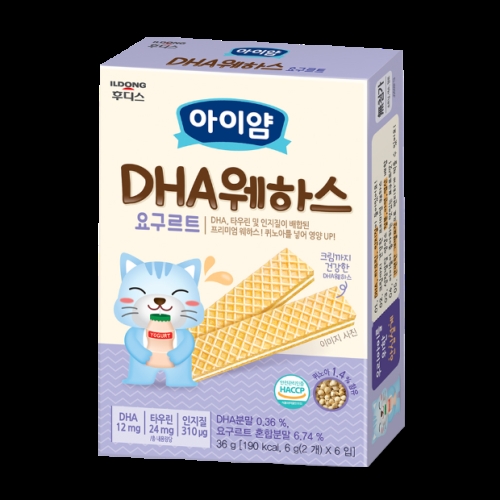 일동후디스 아이얌 DHA 웨하스 요구르트 36g (14개)