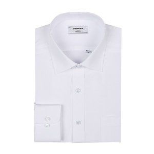 구김없는 모달 필라필 화이트 일반핏 긴소매 R712F0001WH