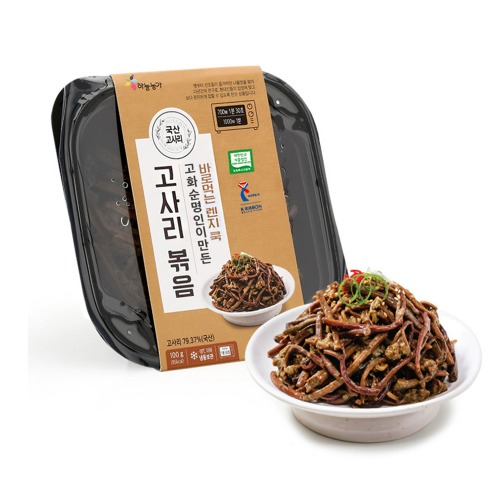 하늘농가 고화순 명인이 만든 고사리볶음 100g (1개)_이미지