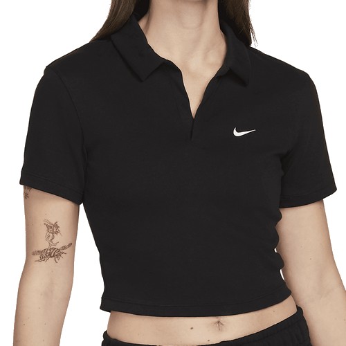 나이키 에센셜 반팔 폴로 탑 DV7885-010 (병행)_이미지