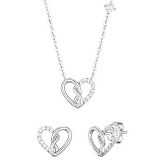 ETER HOLIDAY HEART 목걸이+귀걸이 세트 SET-JJERNQ3BF692SW420+JJEREQ3BF692SW000