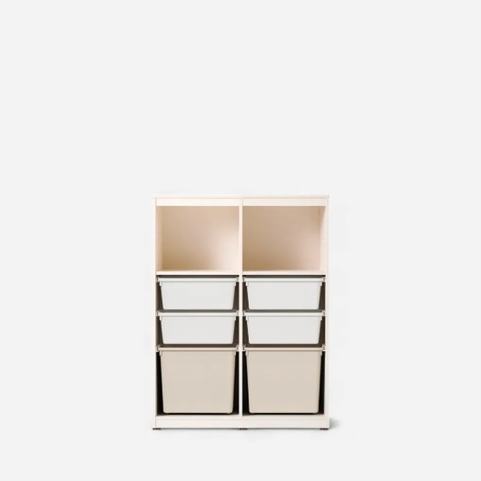 한샘 샘키즈 1단 수납책장 870 뉴트럴베이지