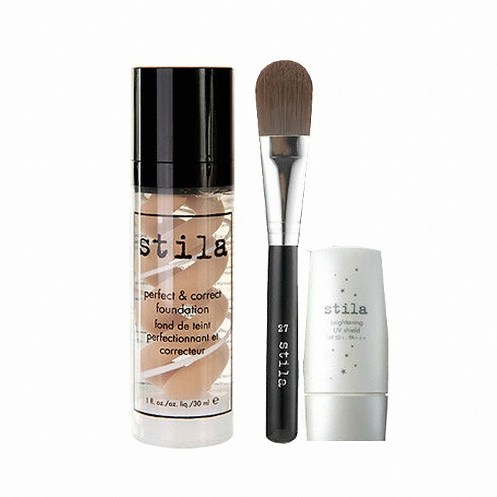 스틸라 퍼펙트 코렉터 파운데이션 세트(브러쉬, 쉴드, 파운데이션)