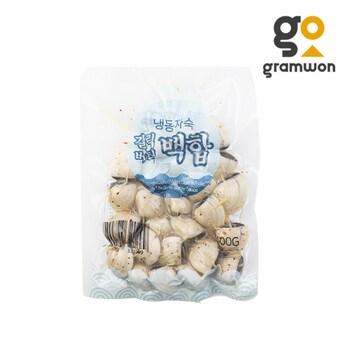 그램원 자숙 갈릭버터백합 400g 백합조개 조개 <b>바지락</b>살 깐<b>바지락</b>살