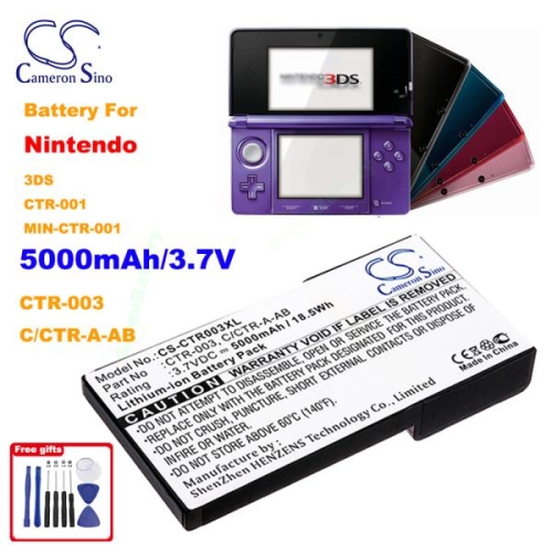 ���ٵ� ����ġ ���� ���� ��Ʈ�ѷ� 2DS XL 3DS CTR00 ��00 CTR003 �� �� 2pcs 300mAh MINCTR00 ..