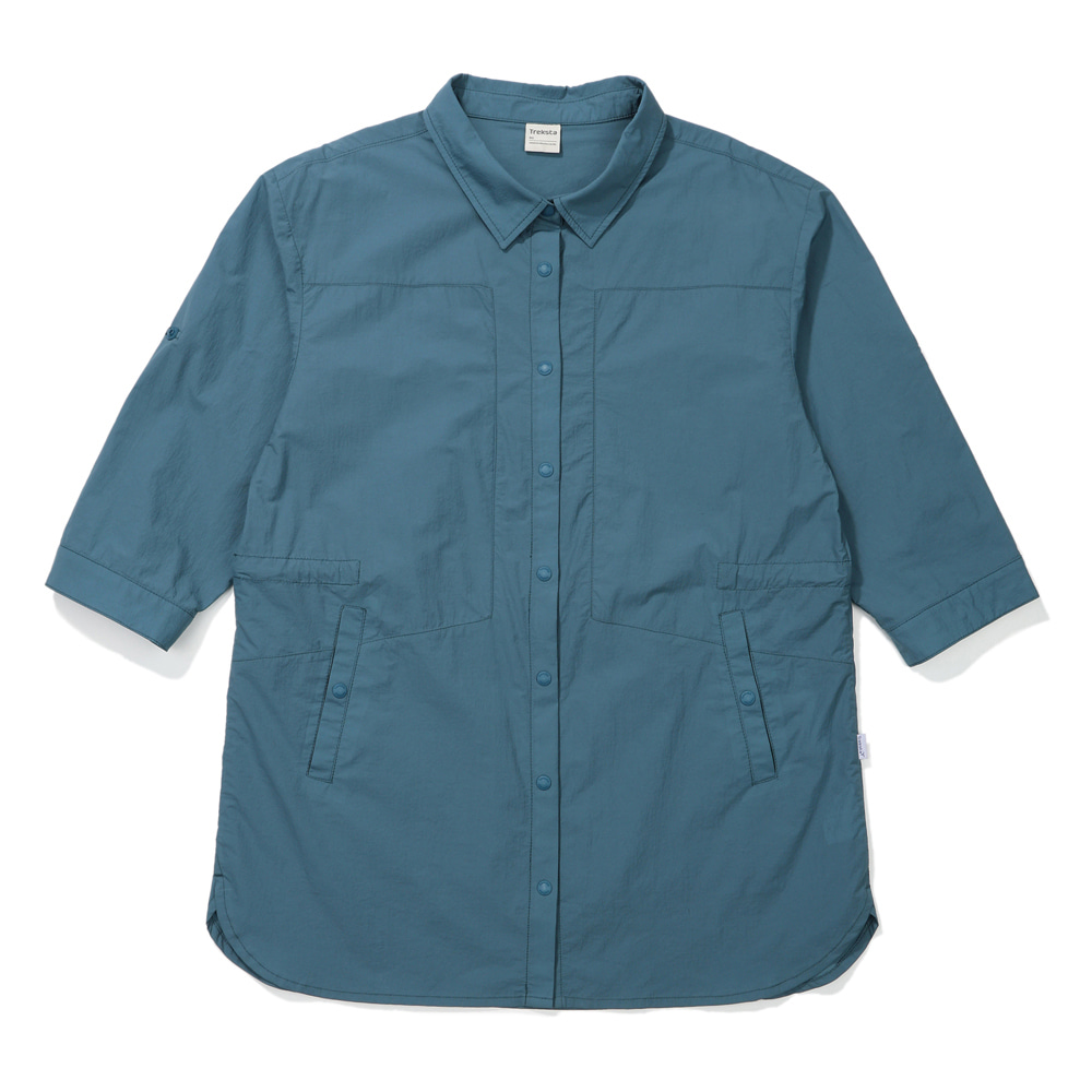 트렉스타 스텐다드 핏 카라 셔츠 VS-TS08402_이미지