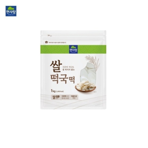 면사랑 쌀떡국 1kg (2개)