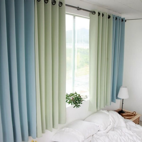 샤이닝홈 무드 아일렛 암막커튼 (2장, 창문용, 130x170cm)_이미지