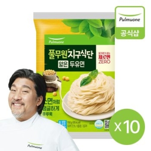풀무원 식물성지구식단 얇은 두유면 150g (10개)