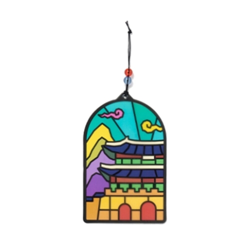 조각 스티커 썬캐쳐 장식 경복궁 S250038D 1개