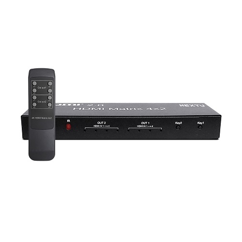 이지넷유비쿼터스 NEXTU NEXT-4242UHDM-DS 4:2 HDMI 매트릭스 스위치이미지입니다. 누르면 해당 게시물로 새창이동합니다.