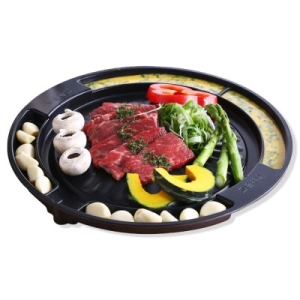 퀸센스 국내산 혼술 구이팬 원형 불판/삼겹살불판