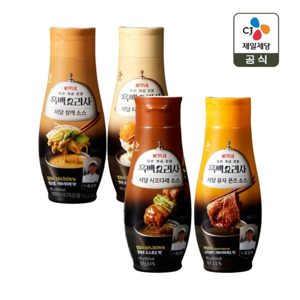 CJ�������� ���丮�� ���� �����ҽ� 260g + Ÿ��Ÿ���ҽ� 250g + �ÿ��ٷ��ҽ� 225g + ��������ҽ� 255g