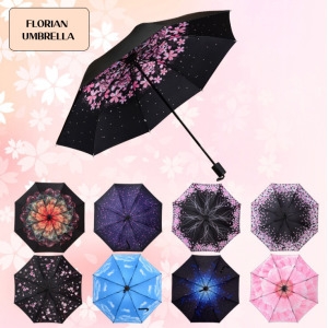 거꾸로 플로리안 3단우산 암막우양산 예쁜우산 UV차단 7종