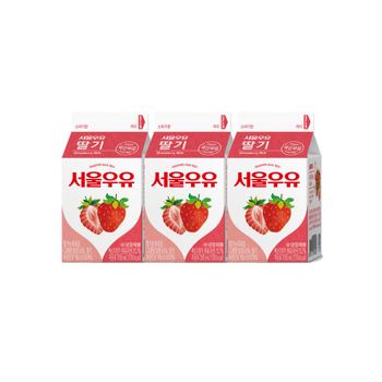매일유업 매일우유 딸기 (멸균) 200ml (3개)