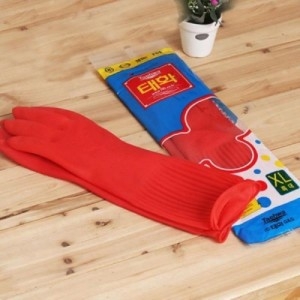 태화 고무장갑 XL 특대 레드 주방장갑 설거지