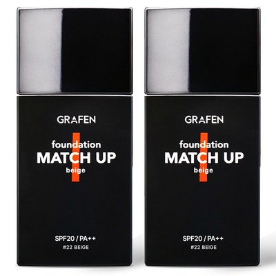 그라펜 매치업 파운데이션 베이지 40ml (2개)_이미지