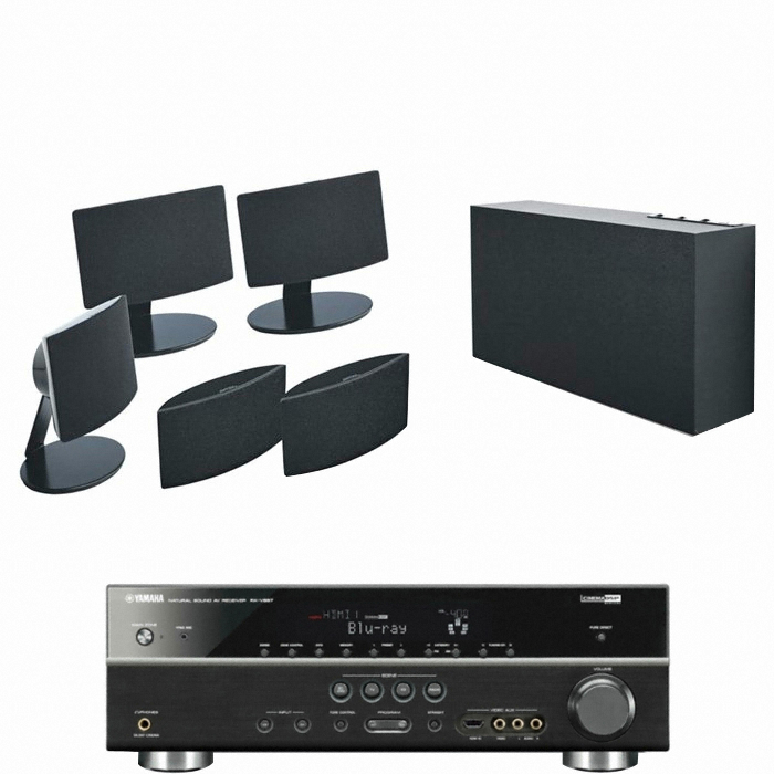 야모 A101 HCS 5 5.1채널 + 야마하 AV리시버 (RX-V667)
