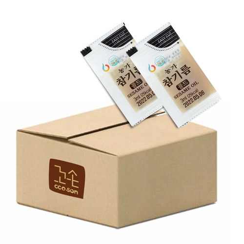 일회용 참기름 3ml 2 000개 1박스 2000개