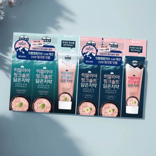 LG생활건강 페리오 히말라야 핑크솔트 담은치약 플로럴민트 100g x 3개 + 아이스카밍100g x 3개 [1세트]