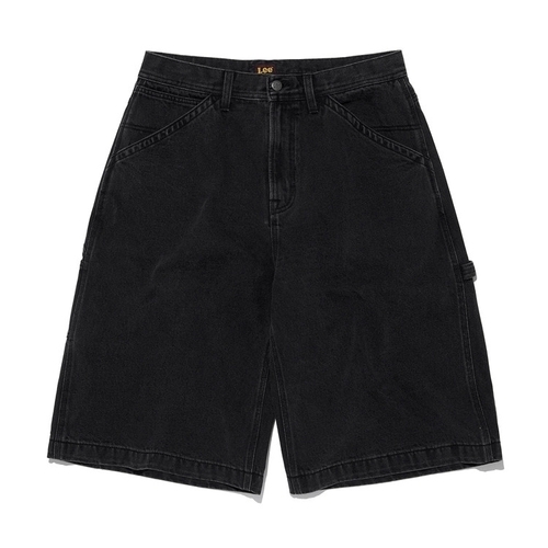 LEE 페인터 데님 쇼츠 블랙 LE2602IS31BK