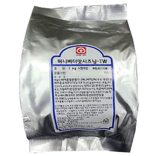 태원식품산업 허니버터맛시즈닝-TW 1kg (1개)_이미지
