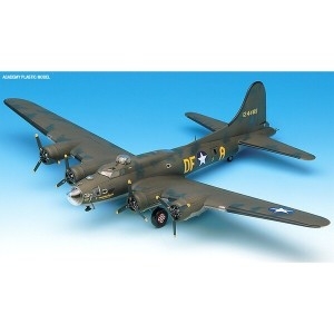 아카데미과학 1/72 미육군 B-17F 플라잉포트리스 멤피스벨 폭격기 12495 비행기 모형 프라모델_이미지